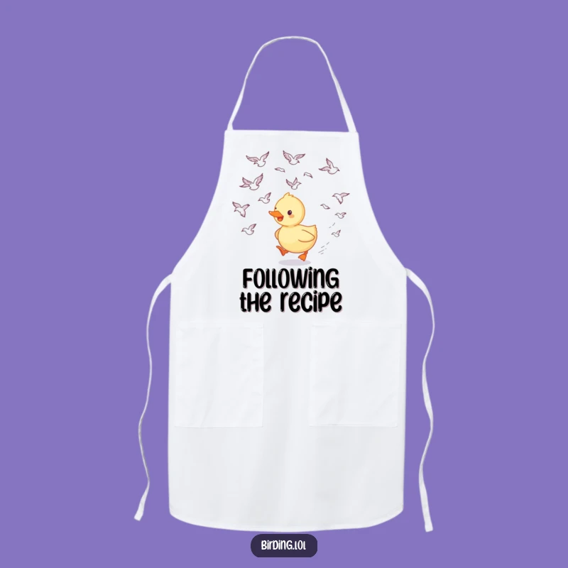 Funny Duckling Apron - Chef's Follower Kitchen Wear, Perfect Funny Gift