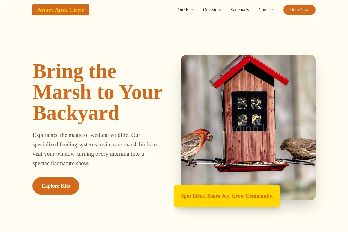 Marsh Bird Feeder